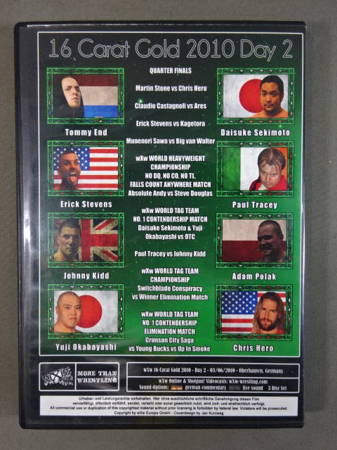 WXW 16 CARAT GOLD 2010  DAY 2