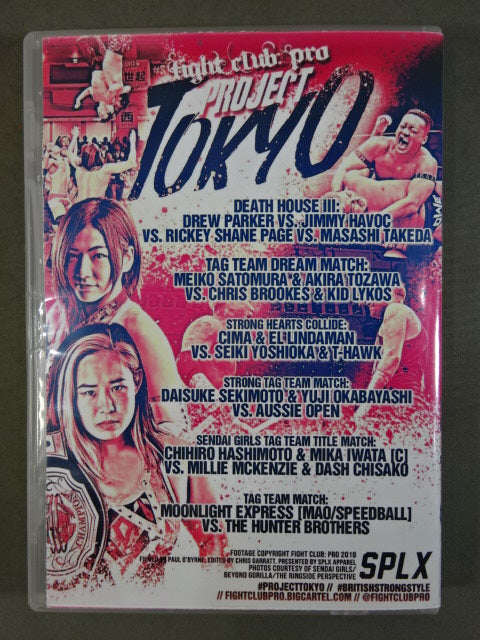 [6 fighters  hand signed autograph 】FIGHTCLUB PRO PROJECT TOKYO