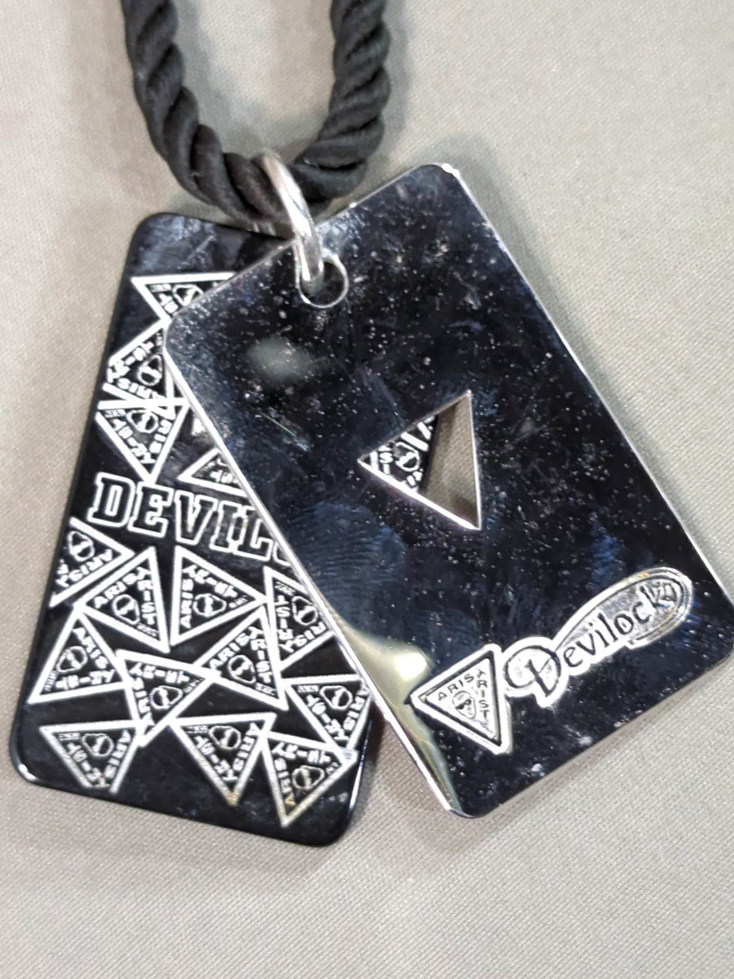 ★ ARISTRIST × Devilock★ Necklace (Twin Plate Head)