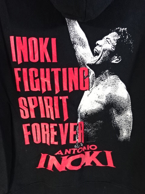 Antonio Inoki  BURNING FIGHTING SPIRIT Zip hoodie
