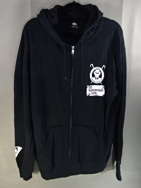 L.I.J. Zip hoodie (6)(2020 / Black×White)