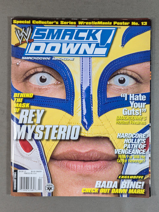 SMACK DOWN MAGAZINE February 2004 issue