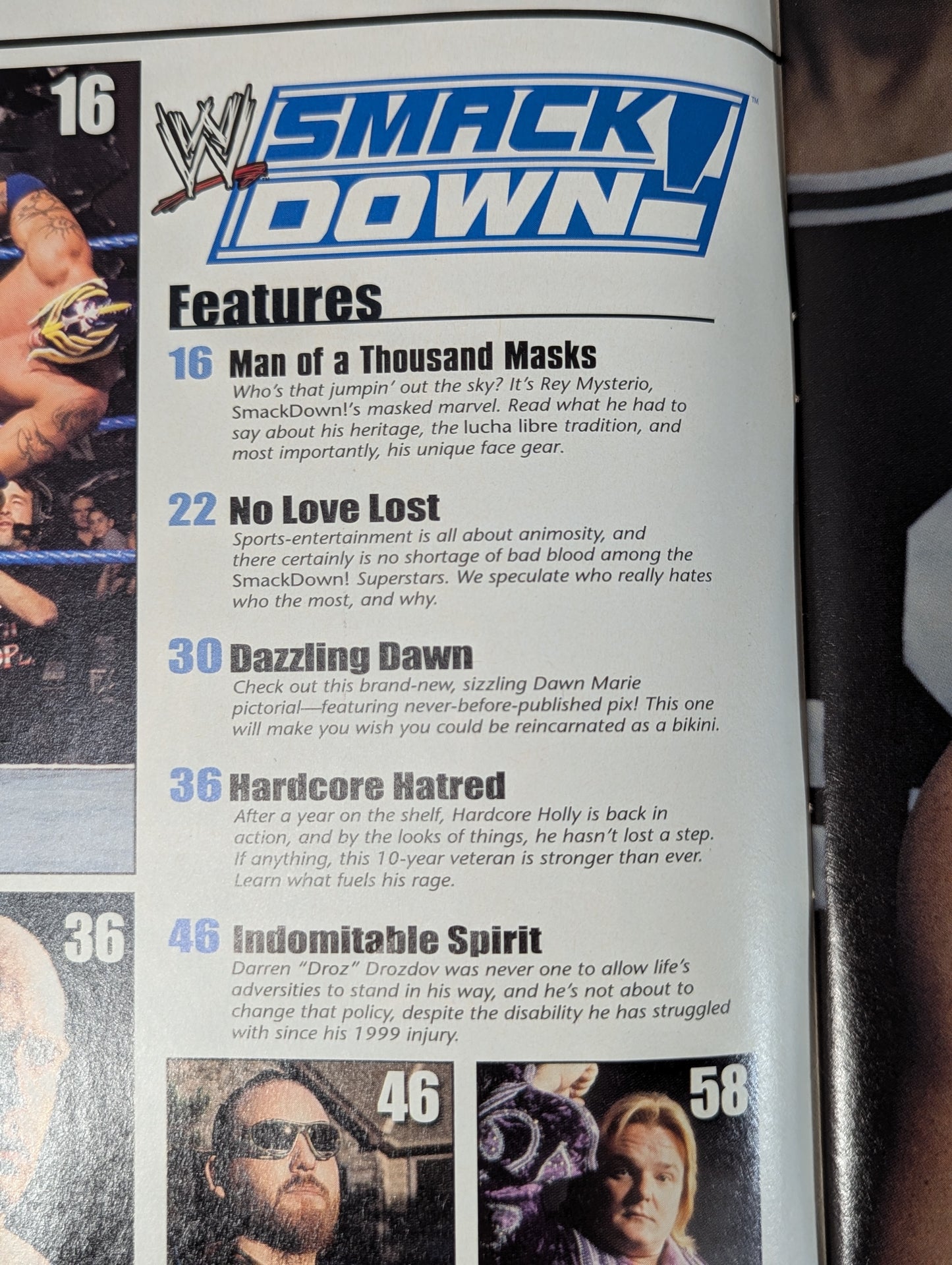 SMACK DOWN MAGAZINE February 2004 issue