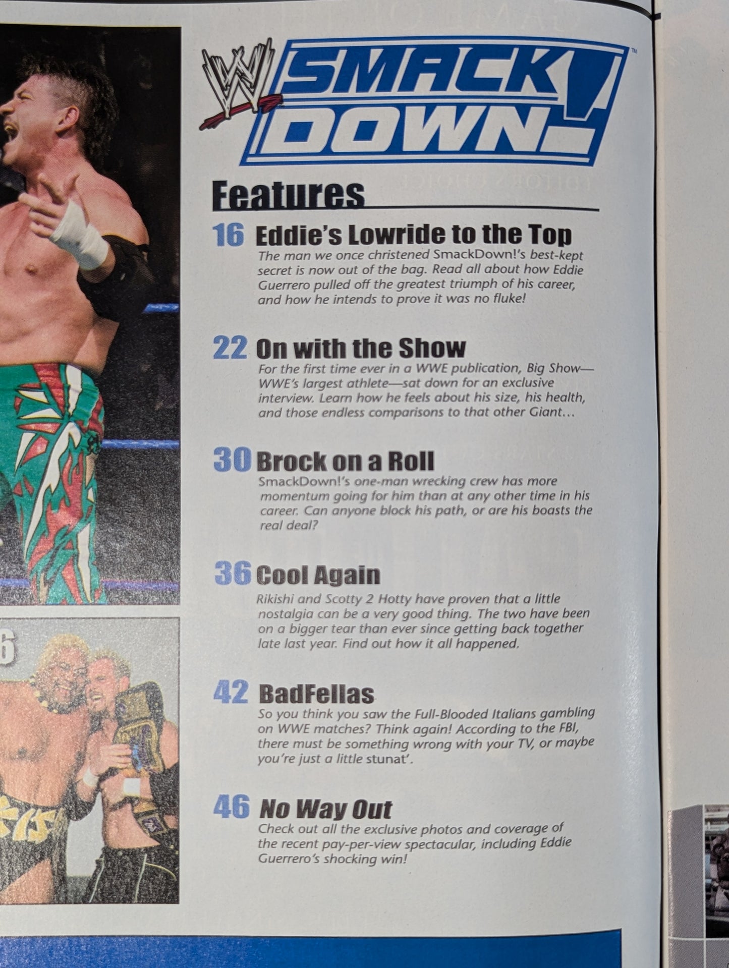 SMACK DOWN MAGAZINE April 2004