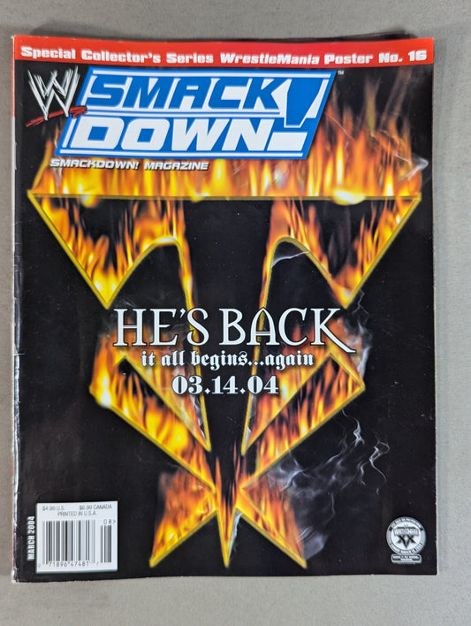 SMACK DOWN MAGAZINE March 2004