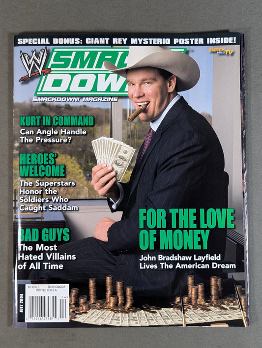 SMACK DOWN MAGAZINE July 2004 issue