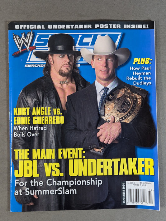 SMACK DOWN MAGAZINE September 2004 issue