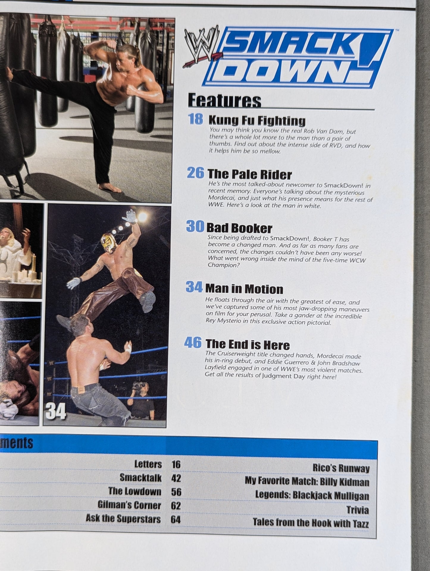 SMACK DOWN MAGAZINE August 2004