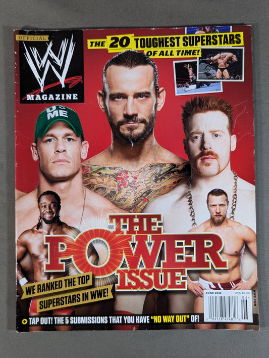 WWE MAGAZINE June 2012 issue
