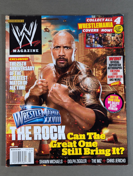 WWE MAGAZINE March 2012 issue