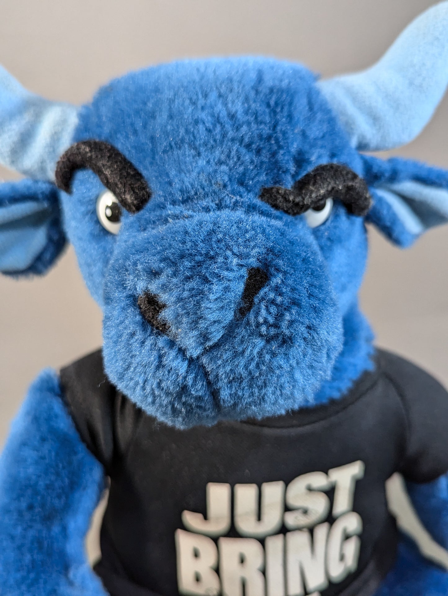 WWF The Rock JUST BRING IT Fierce Bull soft toy