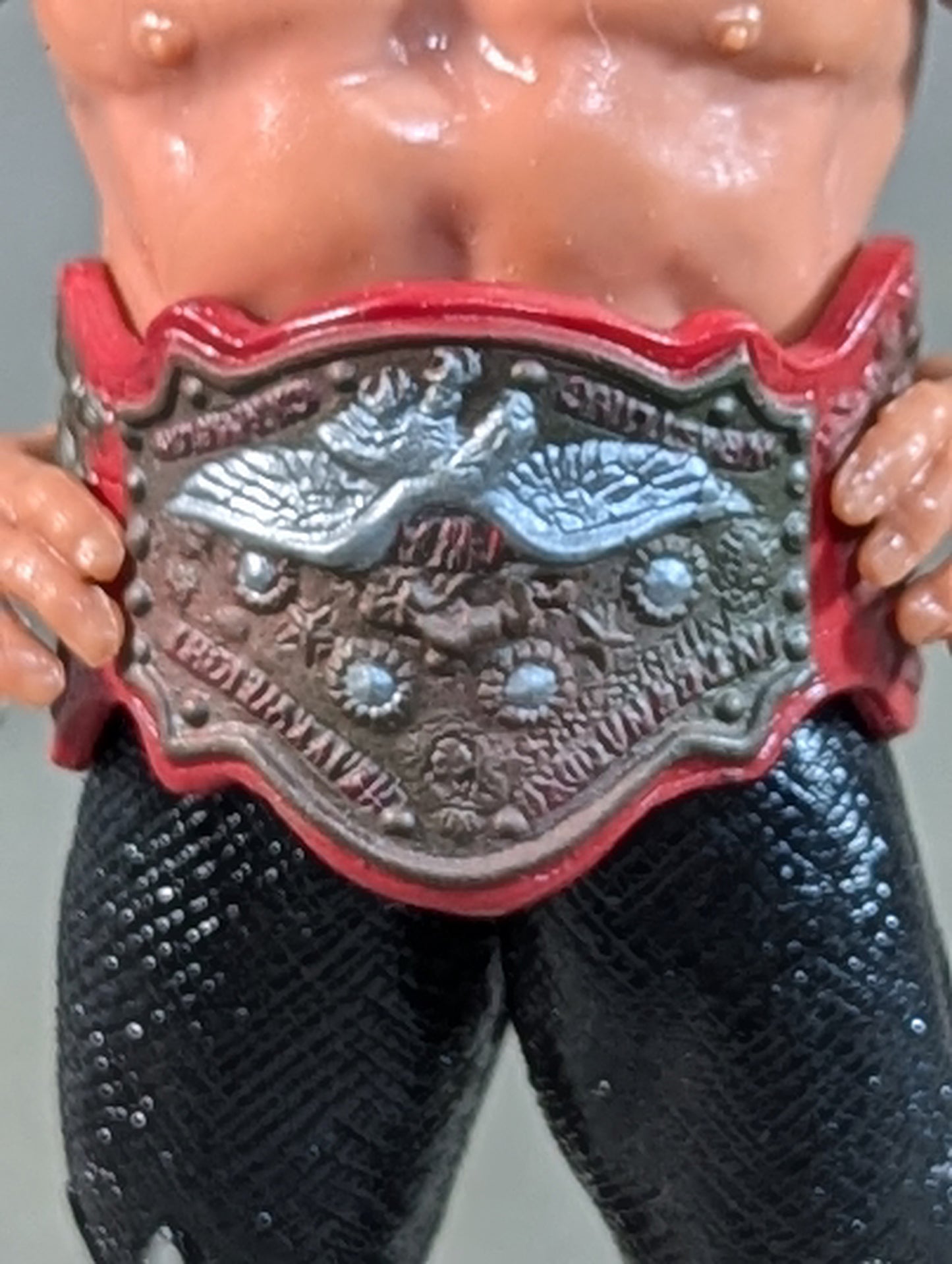 Mil Mascaras (with silver trade and IWA belt)
