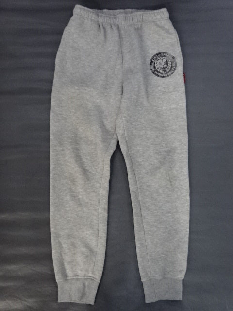 New Japan Pro Wrestling × Shimamura Long Sweatpants (3) (Gray)