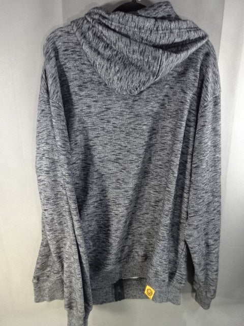 New Japan Pro Wrestling × Shimamura Lion Mark Pullover Hoodie (4) (Grey)