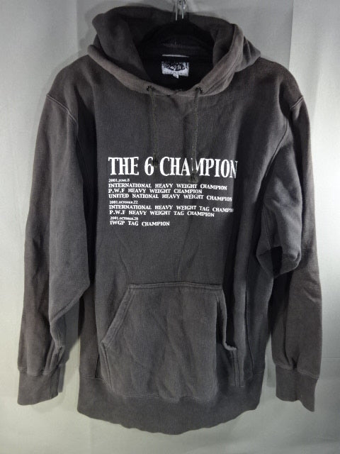 武藤敬司 THE 6 CHAMPION プルオーバーパーカー