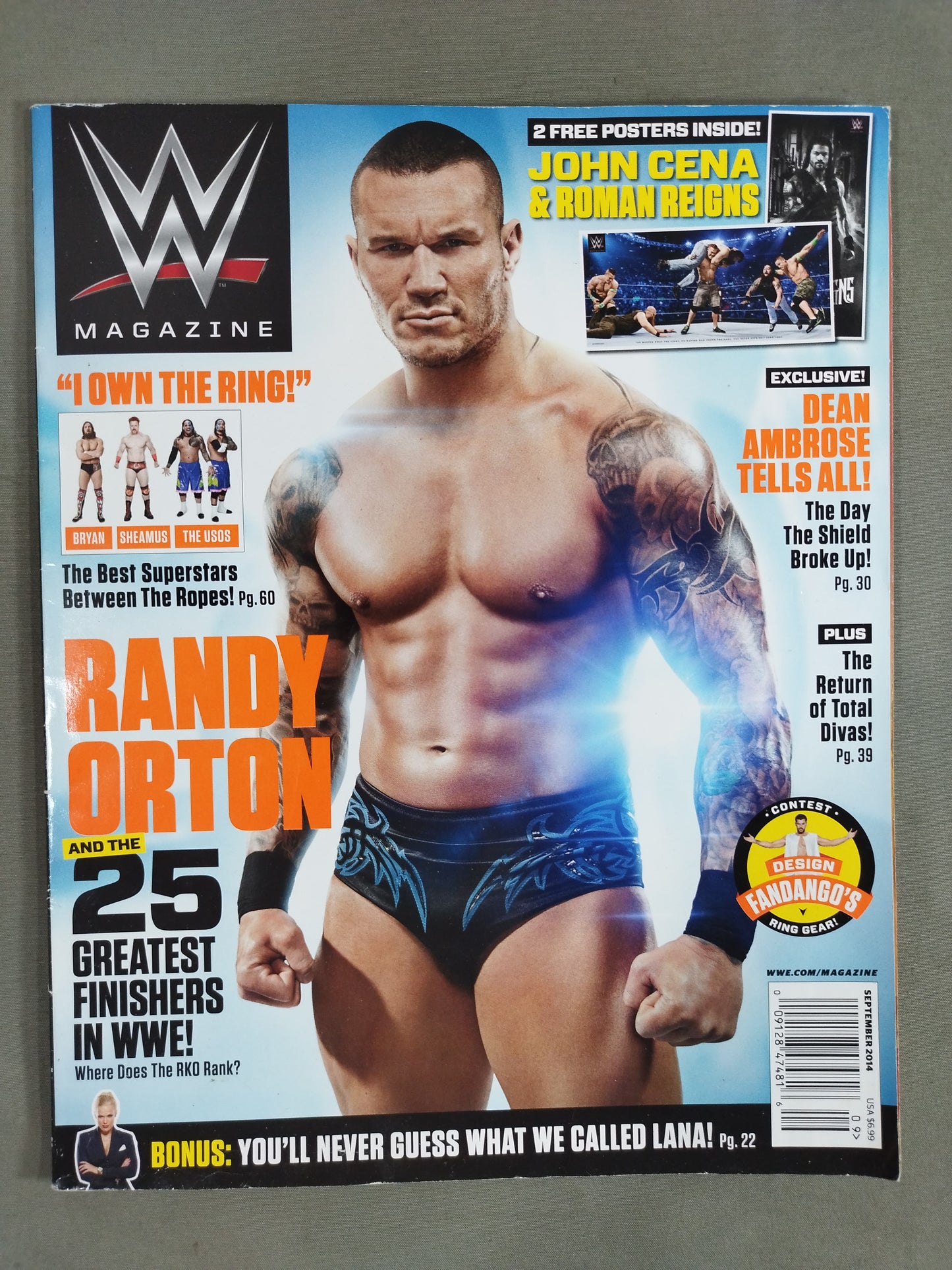 WWE MAGAZINE 2014年9月号