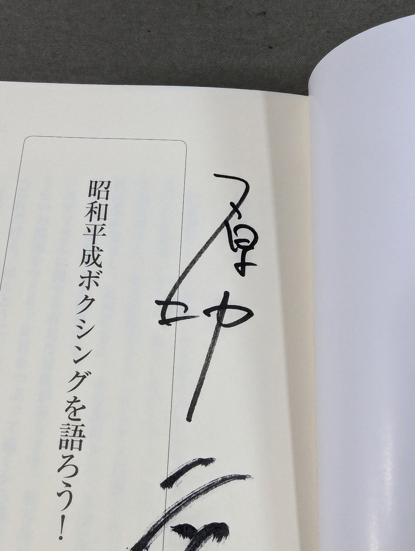 【著者3名 直筆サイン入り】昭和平成ボクシングを語ろう!