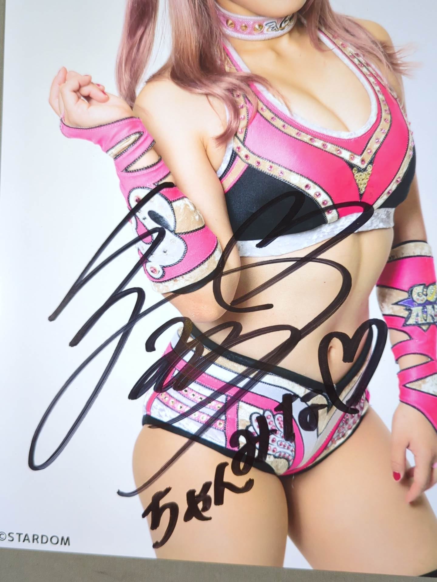 白川未奈 直筆サイン入り スターダムポートレート(H-1)