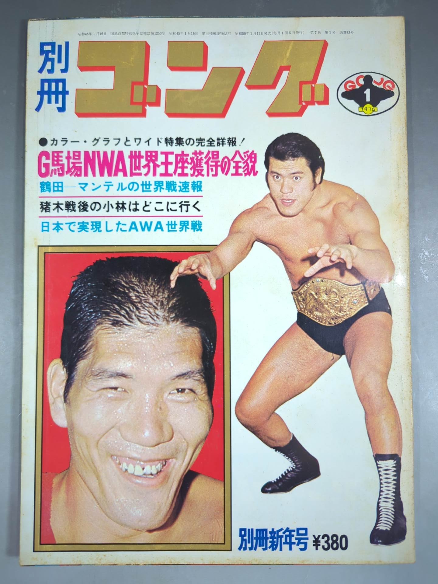 別冊ゴングVol.7 No.1 – 闘道館