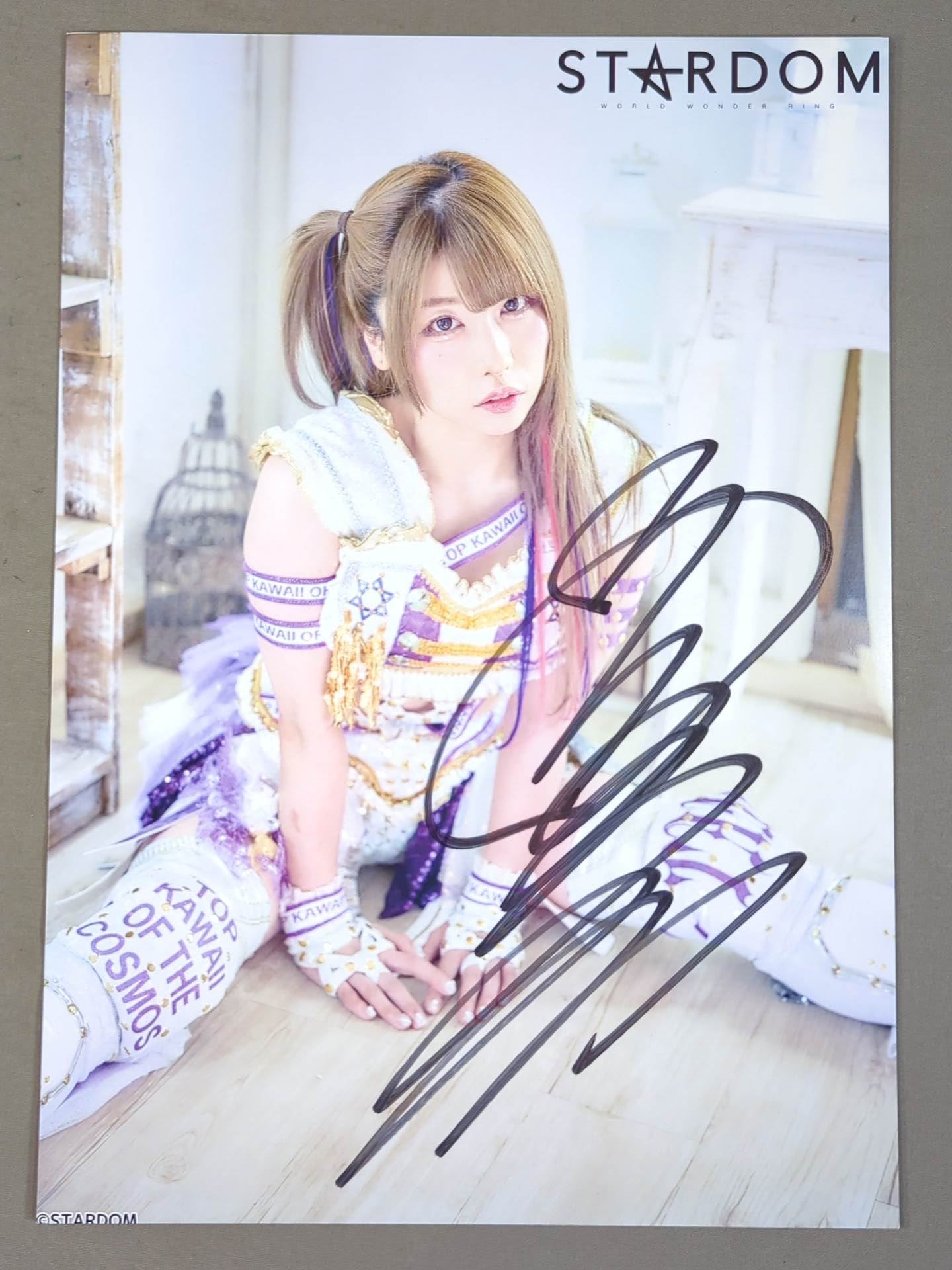 中野たむ 直筆サイン入り スターダムポートレート(C-2)