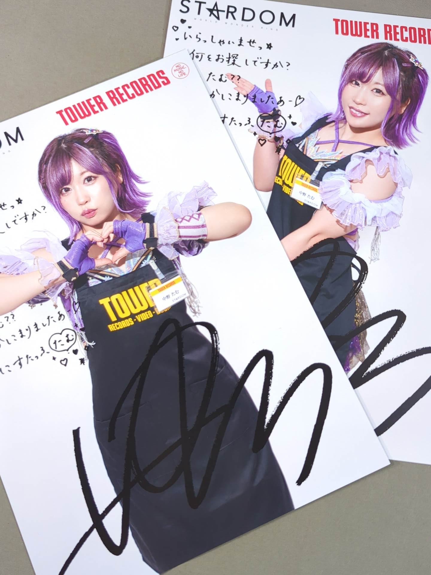 STARDOM 中野たむ選手 ポートレート11点まとめて★ 送料込み•大特価★ 女子プロレス スターダム 中野たむ ポートレートセット 5枚 A4ポート