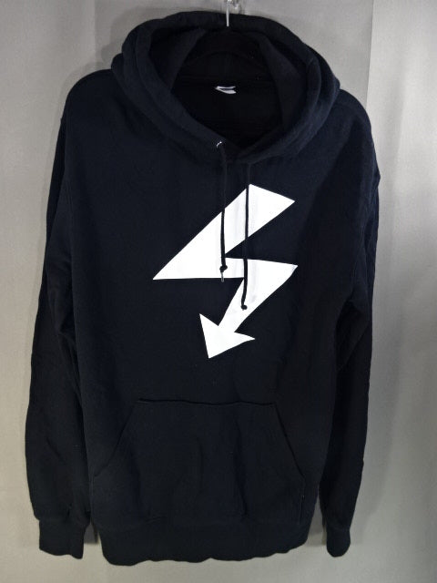 SHO Pullover hoodie (1) (Black× White)