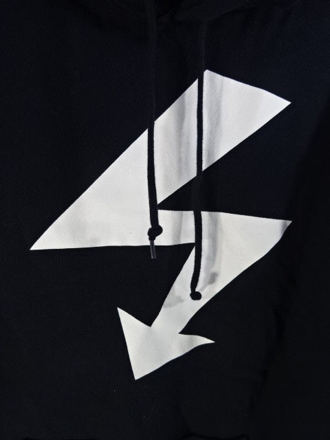 SHO Pullover hoodie (1) (Black× White)
