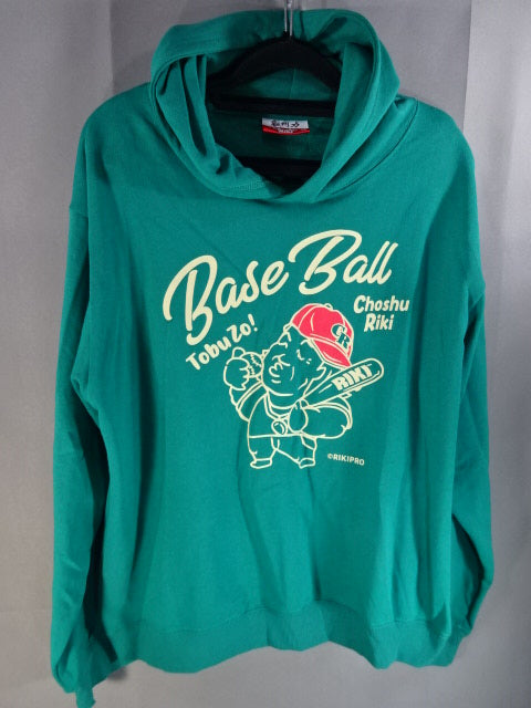 長州力 プルオーバーパーカー①(グリーン)