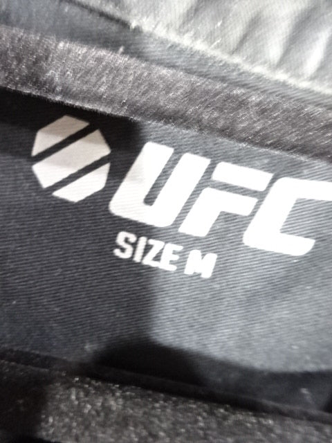 UFC オープンカラーロングスリーブシャツ①(ブラック)
