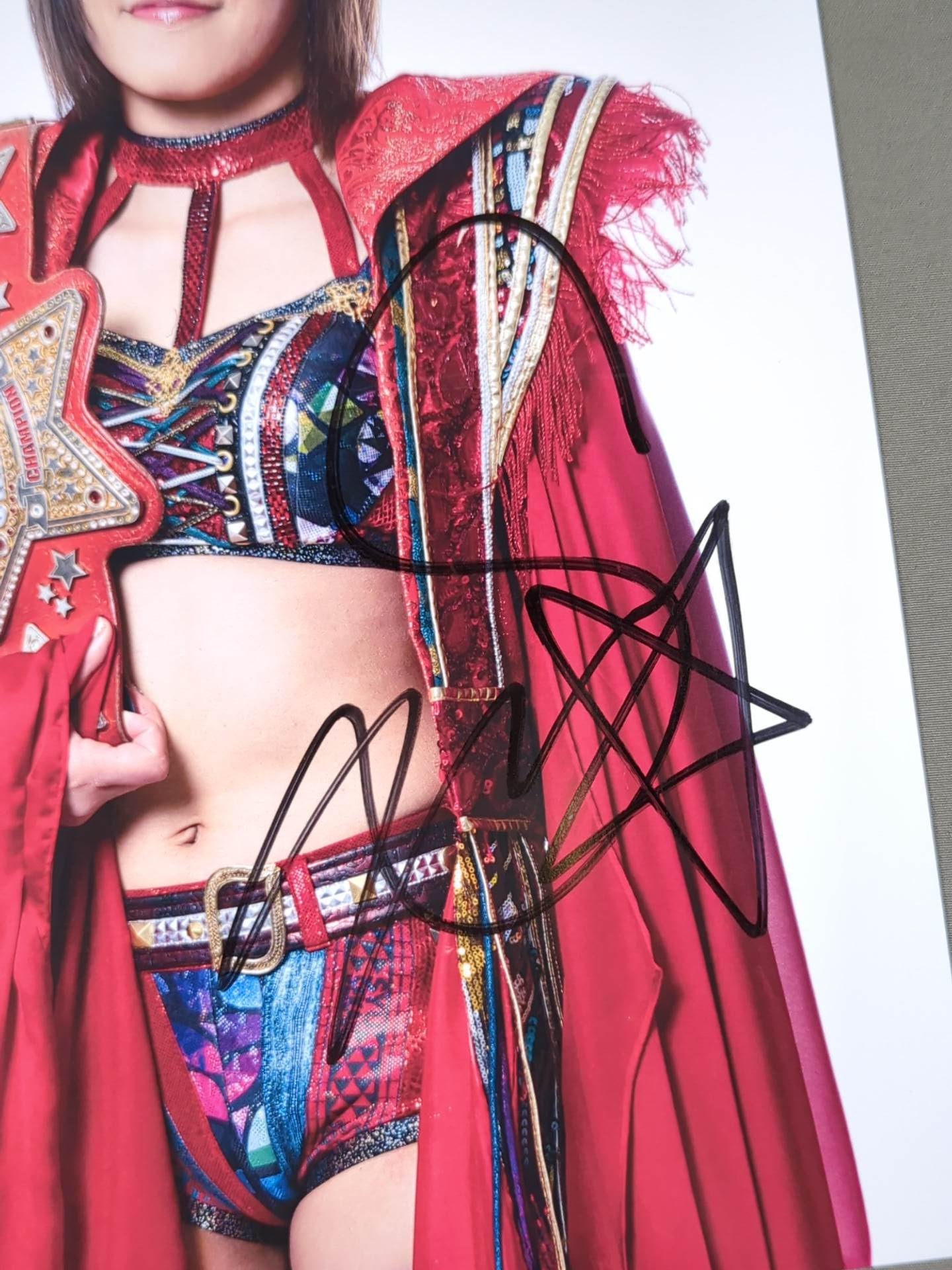 Akari hand signed autograph stardom Pro-Photo (H-3)