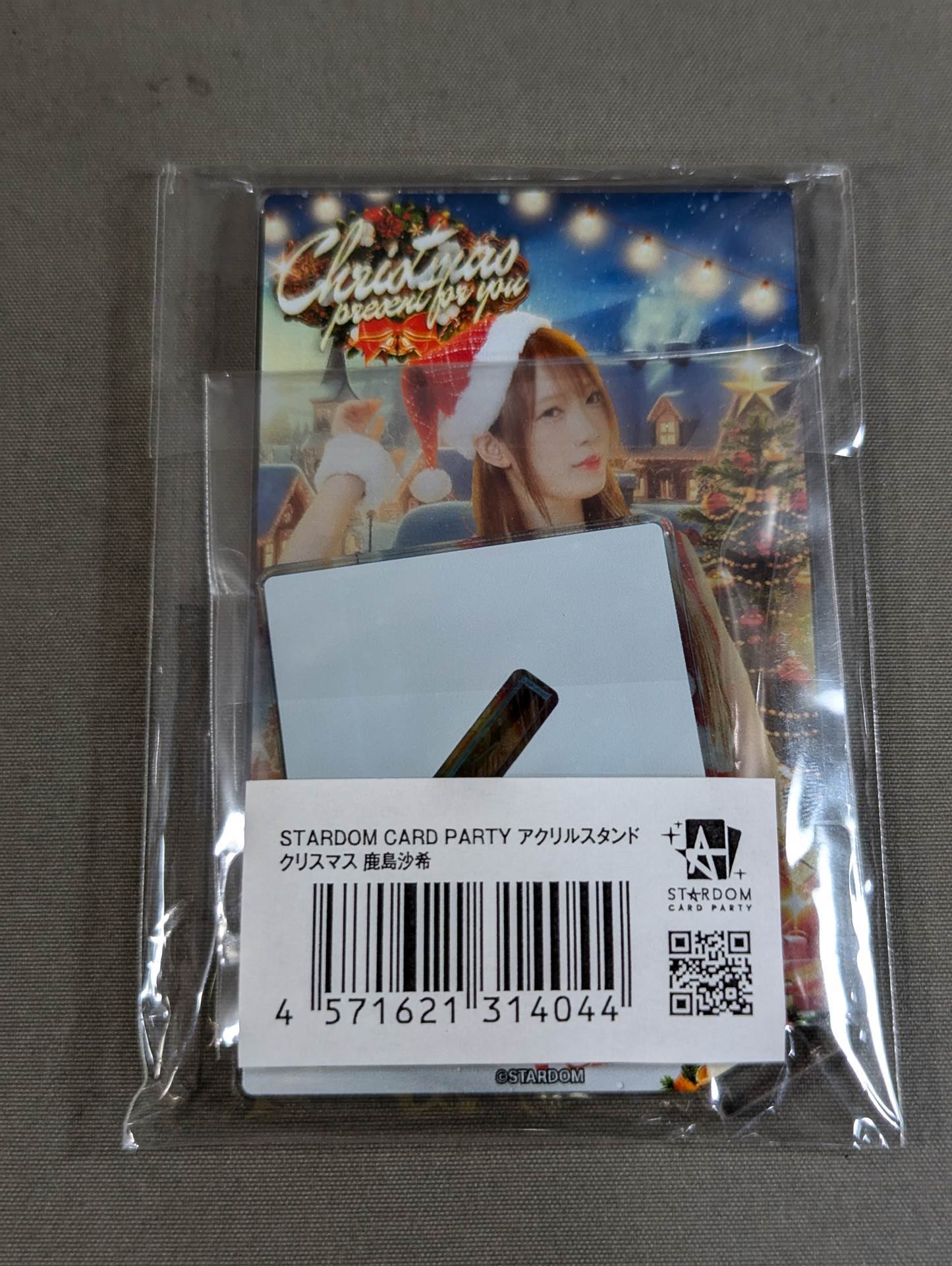 鹿島沙希 STARDOM CARD PARTY アクリルスタンド クリスマス