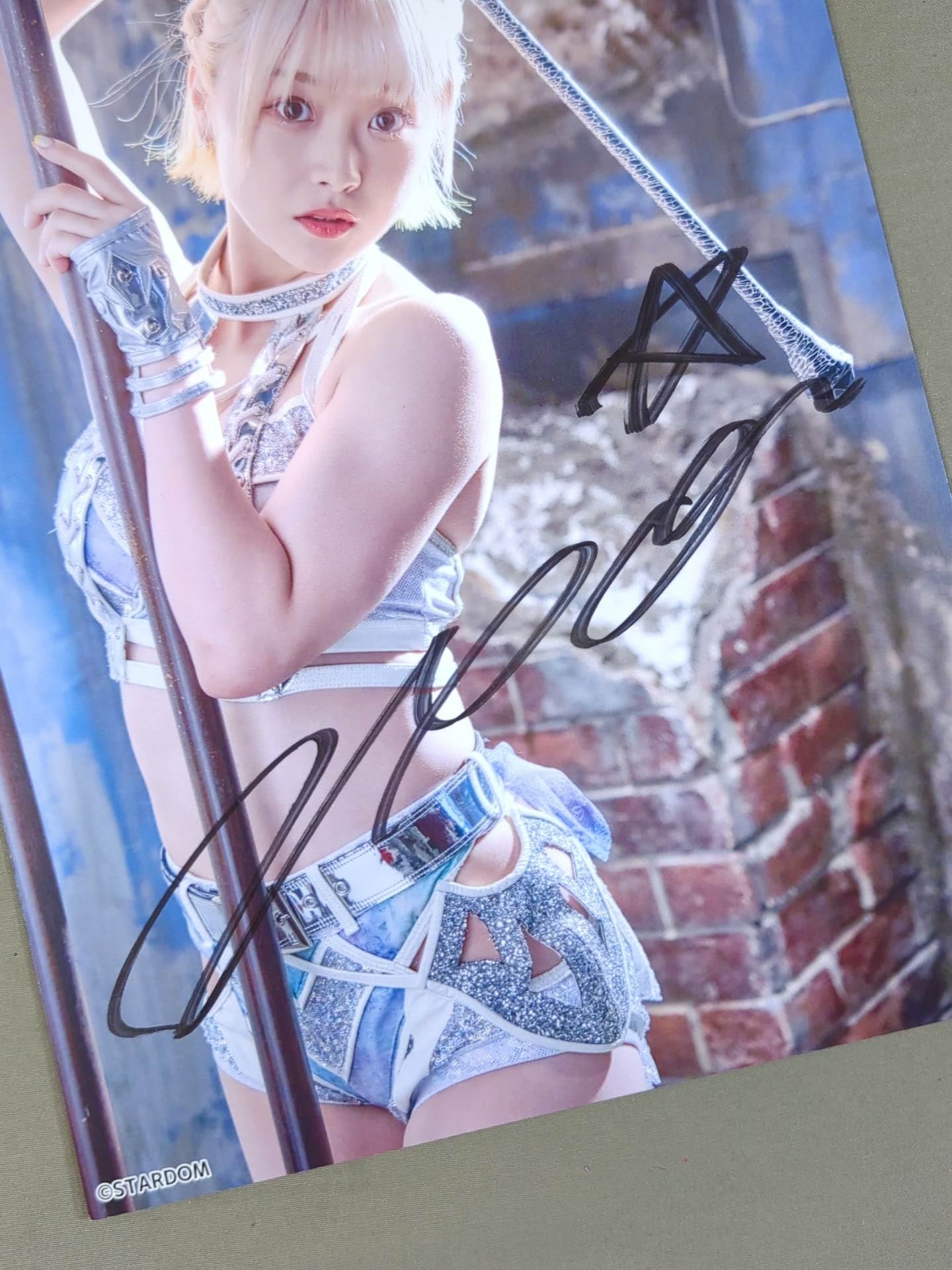 NATSUPOI  hand signed autograph  Starda Pro-Photo (N-7)