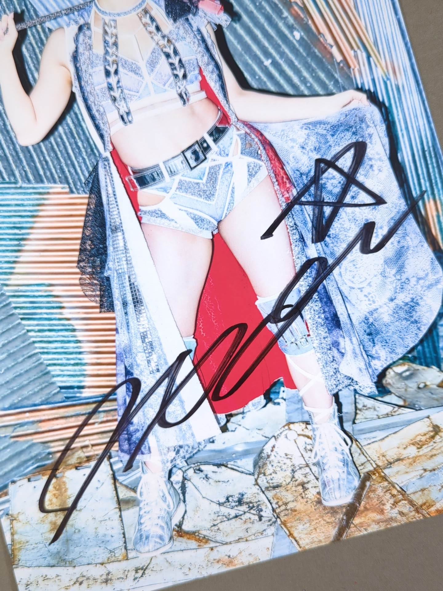 NATSUPOI  hand signed autograph  Starda Pro-Photo (N-8)