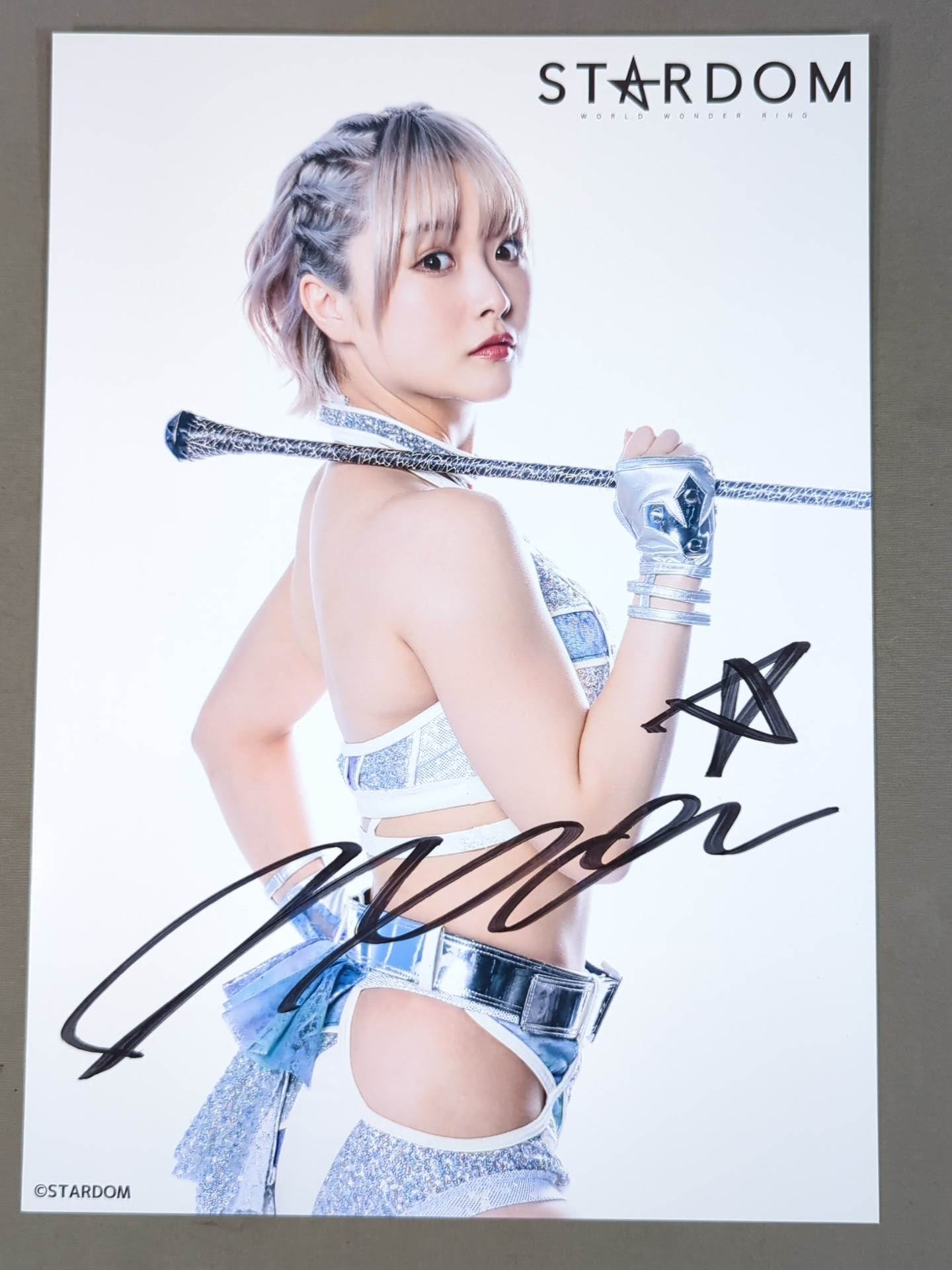 Sareee なつぽい 直筆サイン入り ポートレート A4 Stardom Sareee なつぽい 直筆サイン入り ポートレート A4 Stardom なつぽい