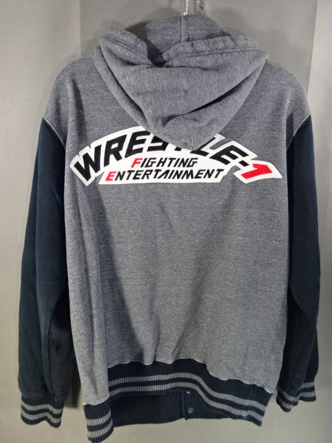 WRESTLE-1 ボタンパーカー①(グレー)