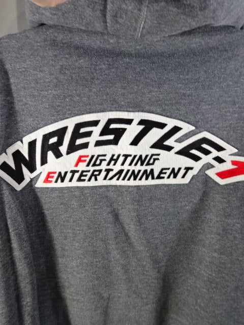 WRESTLE-1 ボタンパーカー①(グレー)