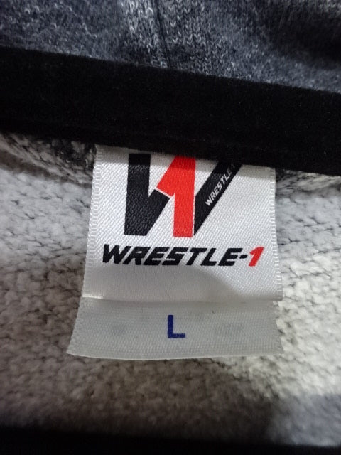 WRESTLE-1 ボタンパーカー①(グレー)