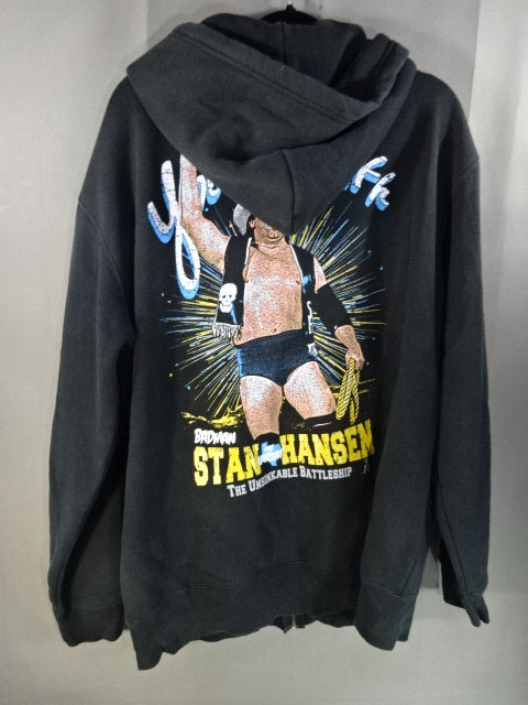 スタン・ハンセン BADMAN STAN THE LARIAT HANSEN ジップパーカー①(ブラック)