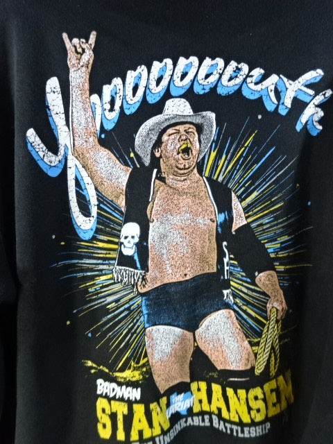スタン・ハンセン BADMAN STAN THE LARIAT HANSEN ジップパーカー①(ブラック)