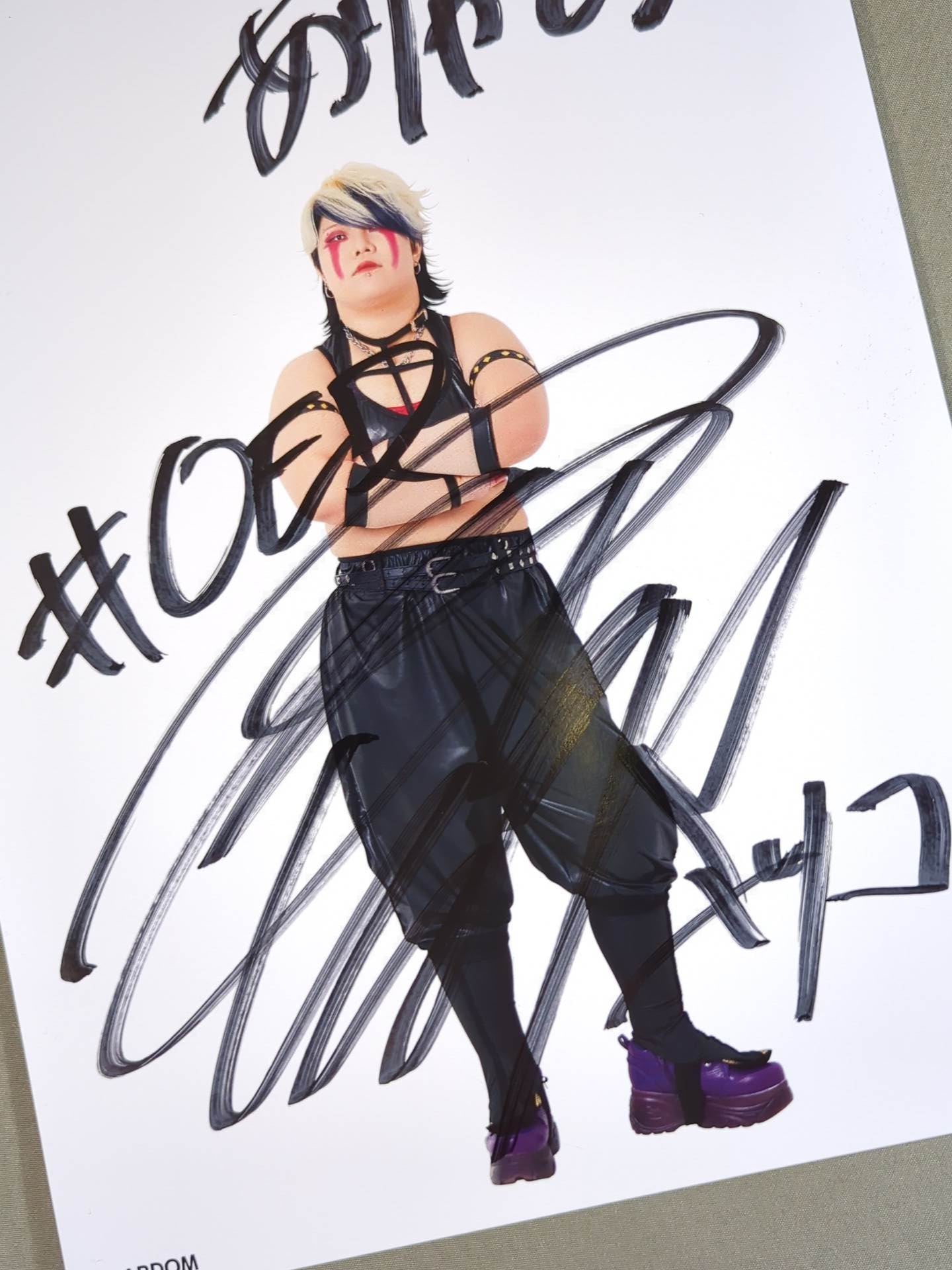 Natsuko Tora  hand signed autograph  Starda Pro-Photo (B-2)