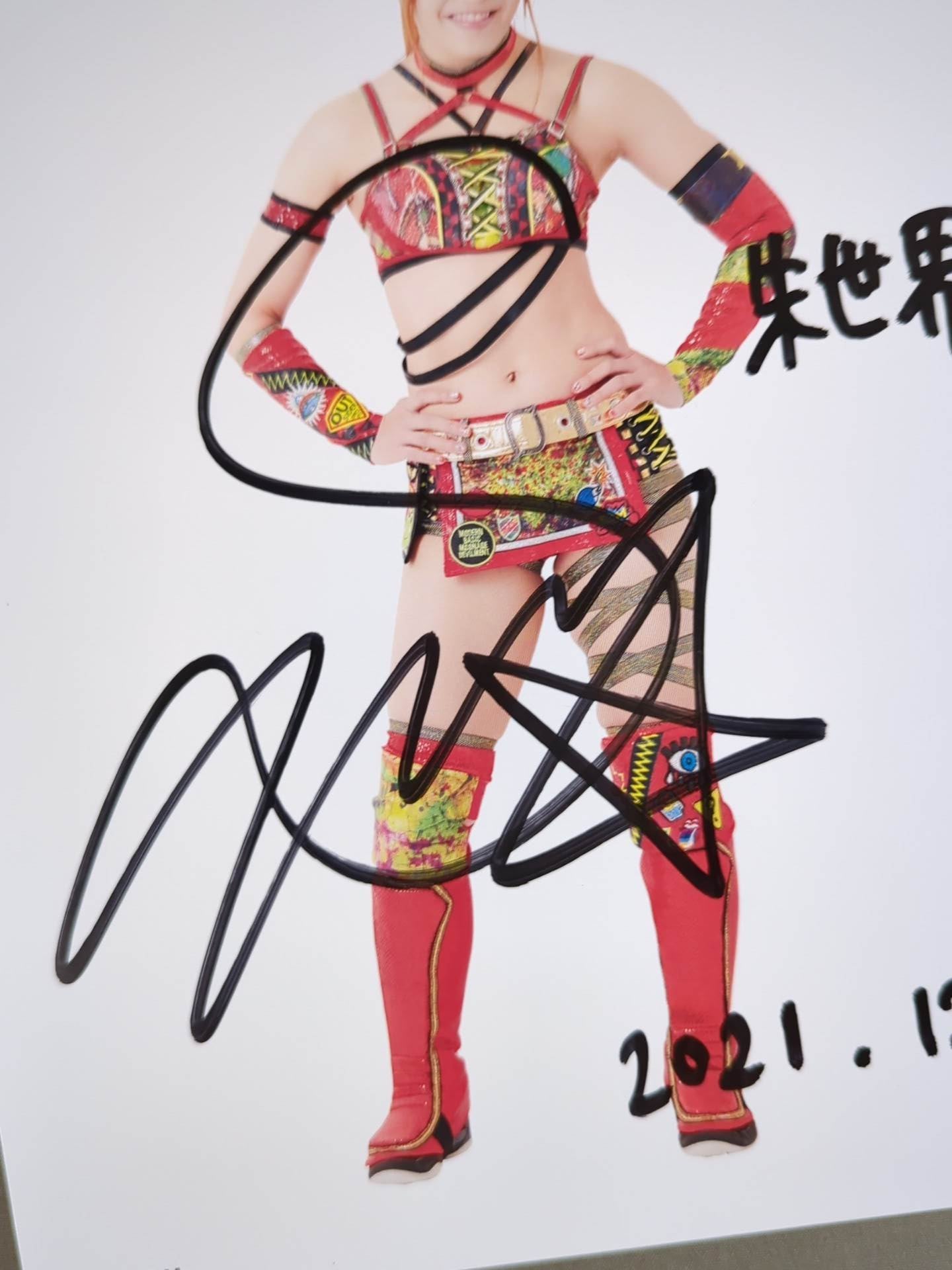 Akari hand signed autograph stardom Pro-Photo (H-6)