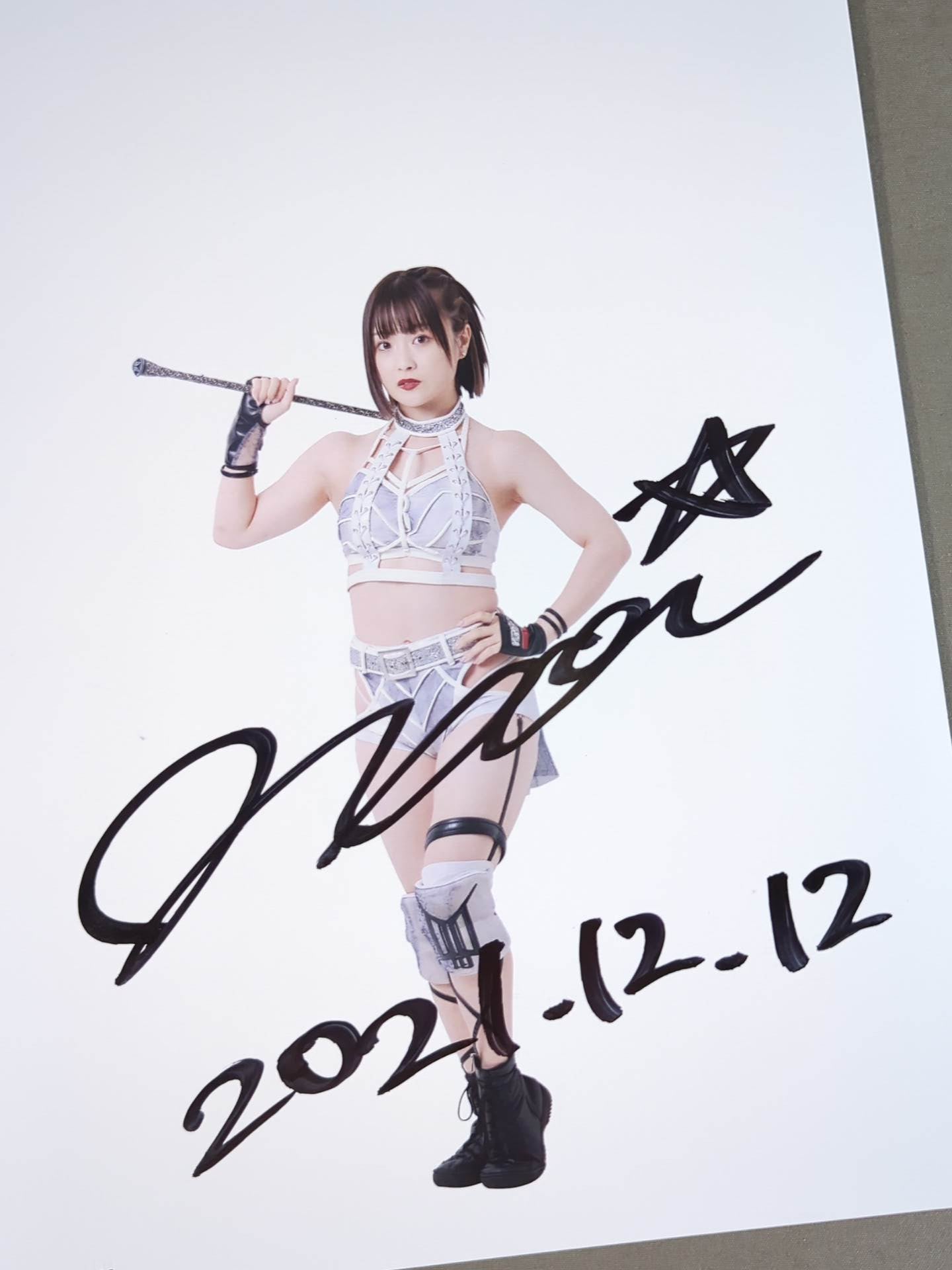 NATSUPOI  hand signed autograph  Starda Pro-Photo (O-3)