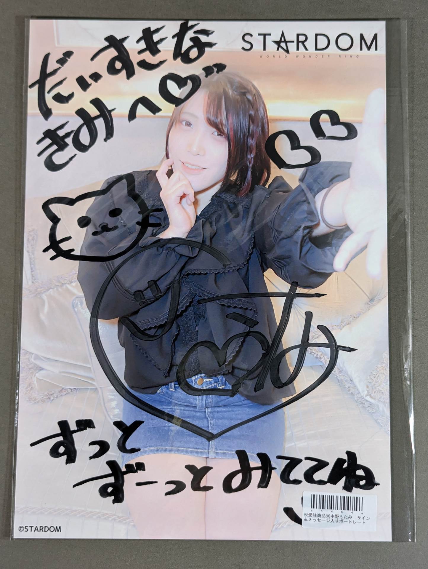 中野ぅたみ (林下詩美) ポートレート – 闘道館