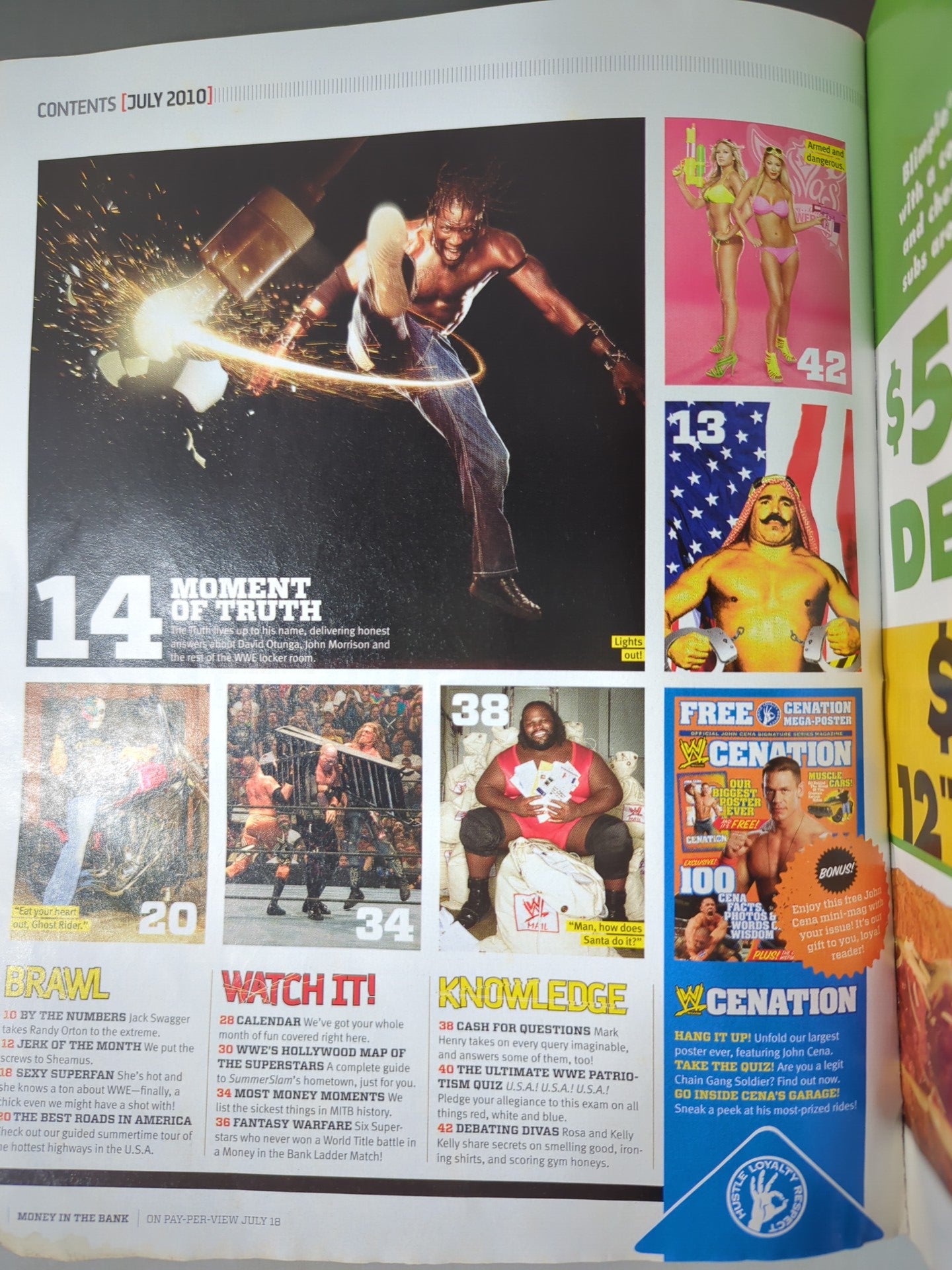 WWE MAGAZINE July 2010