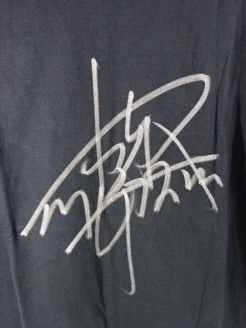【hand signed autograph】 Masahiro Chono EDWIN T-shirt