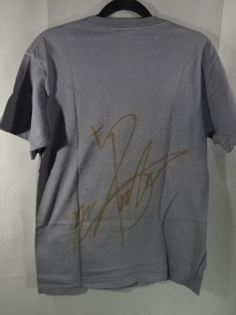 【hand signed autograph】 Kazuchika Okada RAINMAKER×RAINMAKER T-Shirt (Grey)
