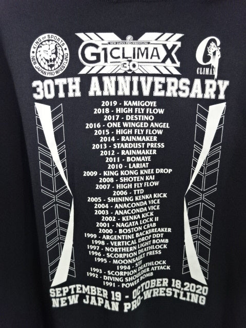G1 CLIMAX 30 Games Commemorative Dry T-Shirt