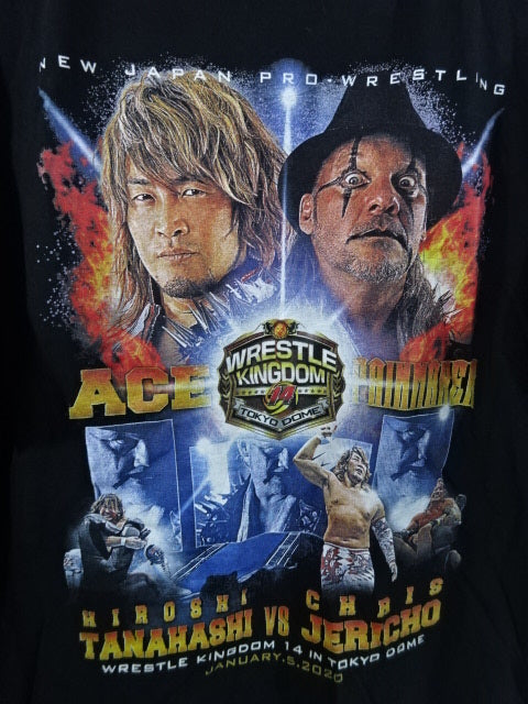 WRESTLE KINGDOM 14 Hiroshi Tanahashi vs Chris Jericho Picture T-Shirt