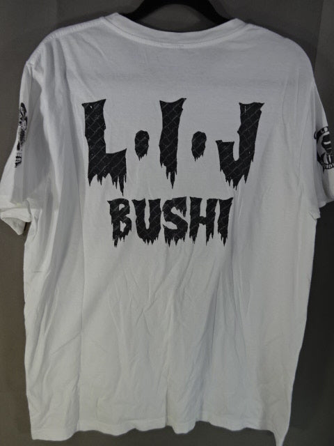 BUSHI EN SERIO T-Shirt (2) (White × Black)