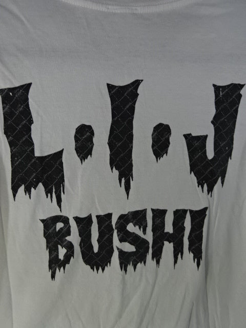 BUSHI EN SERIO T-Shirt (2) (White × Black)